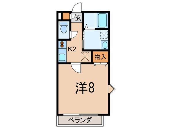 ベルシャレ－の物件間取画像